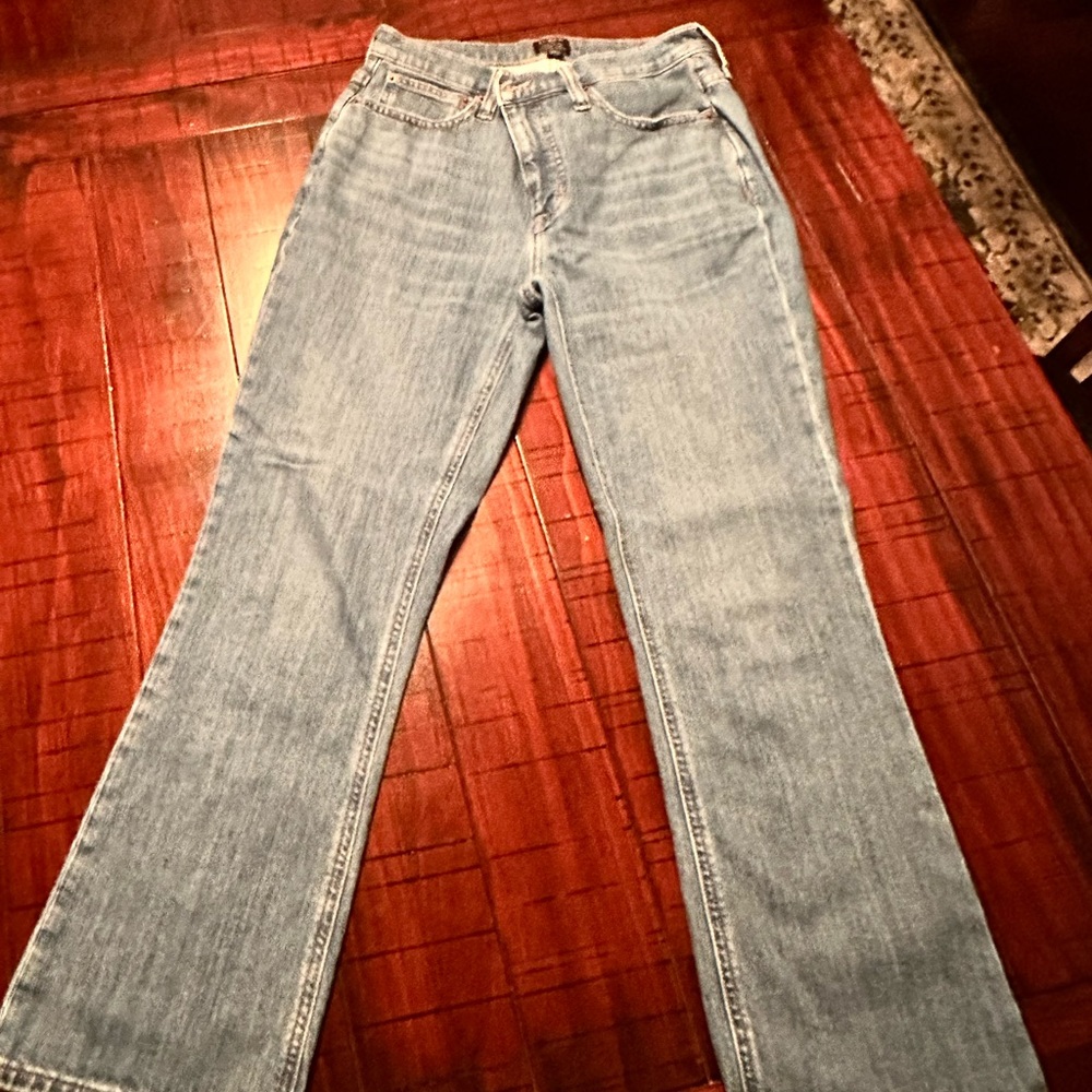 J.Crew Mid-Rise Flare Crop Jeans